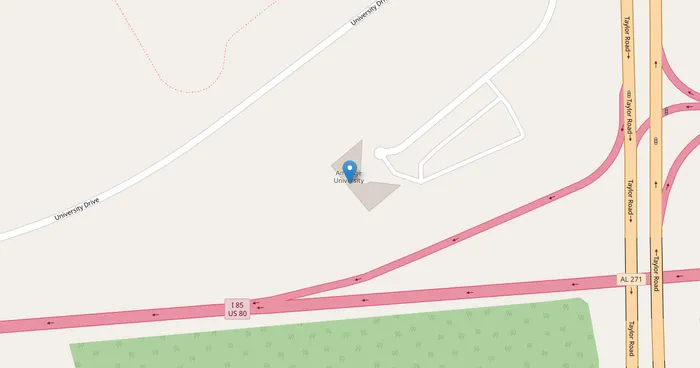 Map location of Amridge University