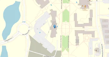 Campus map for University of Alabama, Huntsville