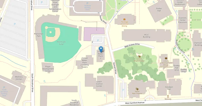 Map location of Auburn University