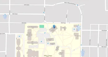 Campus map for Miles College