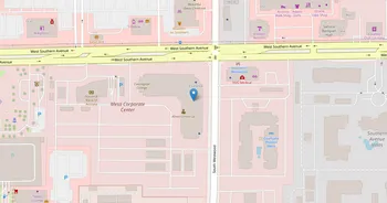 Campus map for Carrington College, Mesa