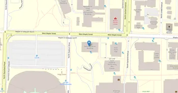 Campus map for University of Arkansas