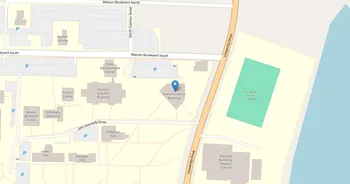 Campus map for University of Arkansas, Pine Bluff