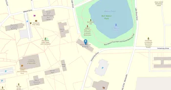 Campus map for University of Arkansas, Monticello