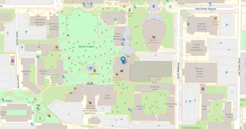 Campus map for Harding University
