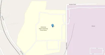Campus map for Arkansas State University Three Rivers