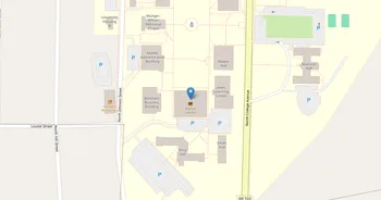 Campus map for University of the Ozarks