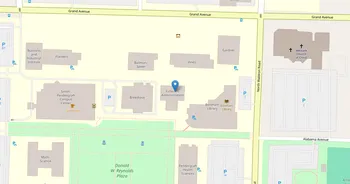 Campus map for University of Arkansas, Fort Smith
