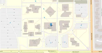 Campus map for Antelope Valley Community College District