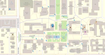 Campus map for California Institute of Technology