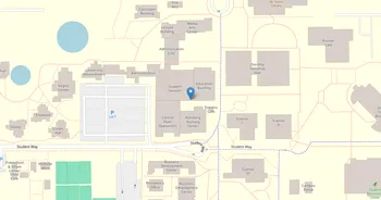 Campus map for California State University, Bakersfield