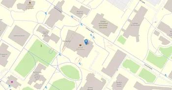 Campus map for California State University, San Bernardino