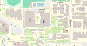 Campus map for California State University, Long Beach