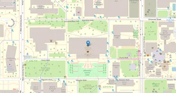 Campus map for California State University, Northridge