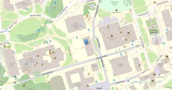 Campus map for University of California, Berkeley