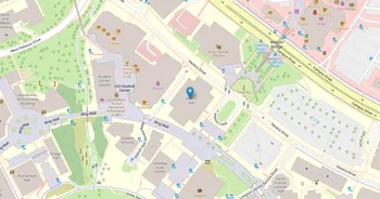 Campus map for University of California, Irvine