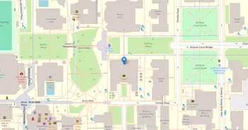 Campus map for University of California, Los Angeles