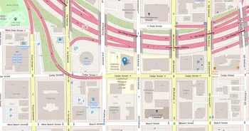 Campus map for California Western School of Law