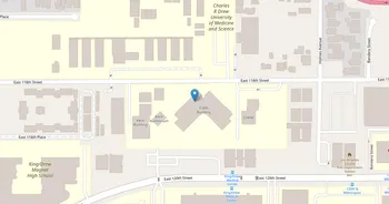 Campus map for Charles R Drew University of Medicine and Science