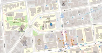 Campus map for Church Divinity School of the Pacific