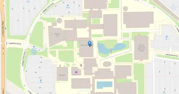Campus map for Cypress College