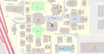 Campus map for De Anza College