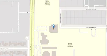 Campus map for Fresno Pacific University