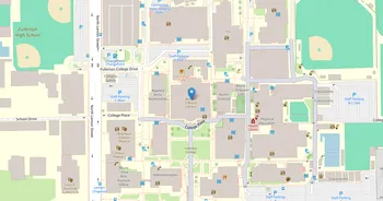 Campus map for Fullerton College
