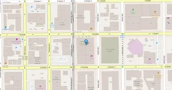 Campus map for Newschool of Architecture and Design