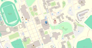 Campus map for Occidental College
