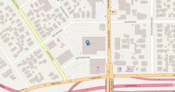 Campus map for Pacific Oaks College