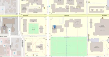 Campus map for Pomona College