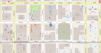 Campus map for Thomas Jefferson School of Law