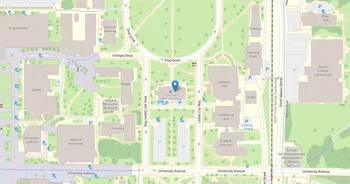 Campus map for Colorado State University, Fort Collins