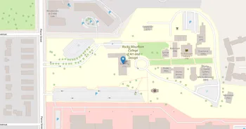 Campus map for Rocky Mountain College of Art and Design