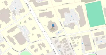 Campus map for University of Bridgeport