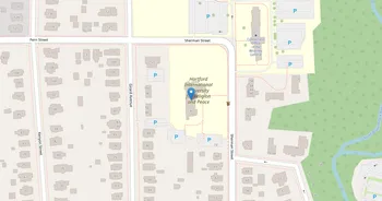 Campus map for Hartford International University for Religion and Peace