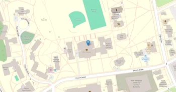 Campus map for Wesleyan University