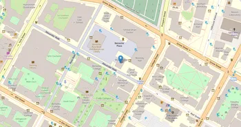 Campus map for Yale University
