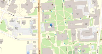 Campus map for University of Delaware
