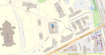 Campus map for The Catholic University of America