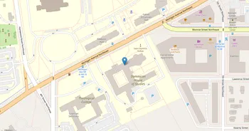 Campus map for Pontifical Faculty of the Immaculate Conception, the Dominican House of Studies