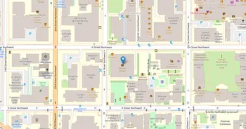Campus map for George Washington University