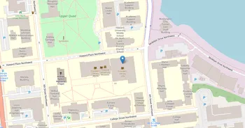 Campus map for Howard University