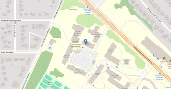 Campus map for Wesley Theological Seminary