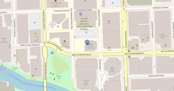 Campus map for Broward College