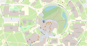 Campus map for University of Central Florida