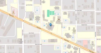 Campus map for Edward Waters University