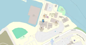 Campus map for The College of the Florida Keys