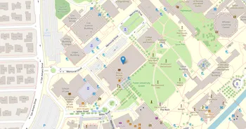 Campus map for University of Miami